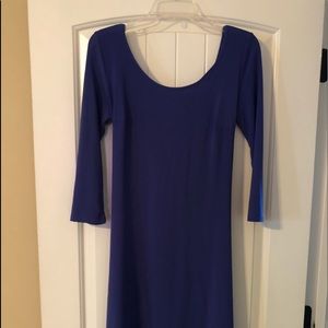 Just fab blue high low dress, sz xs